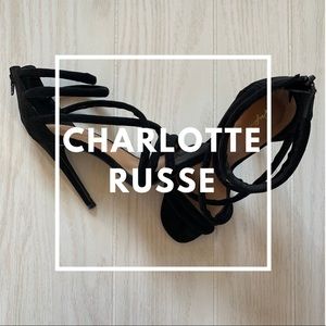 Charlotte Russe Suede Black High Heels